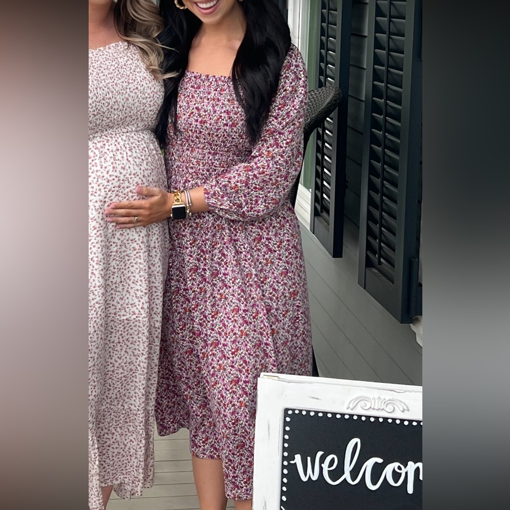 Loft Multicolor Patterned Knit Midi Dress. Perfec… - image 4